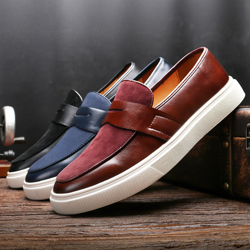 Leandro Hybrid Leather Loafers