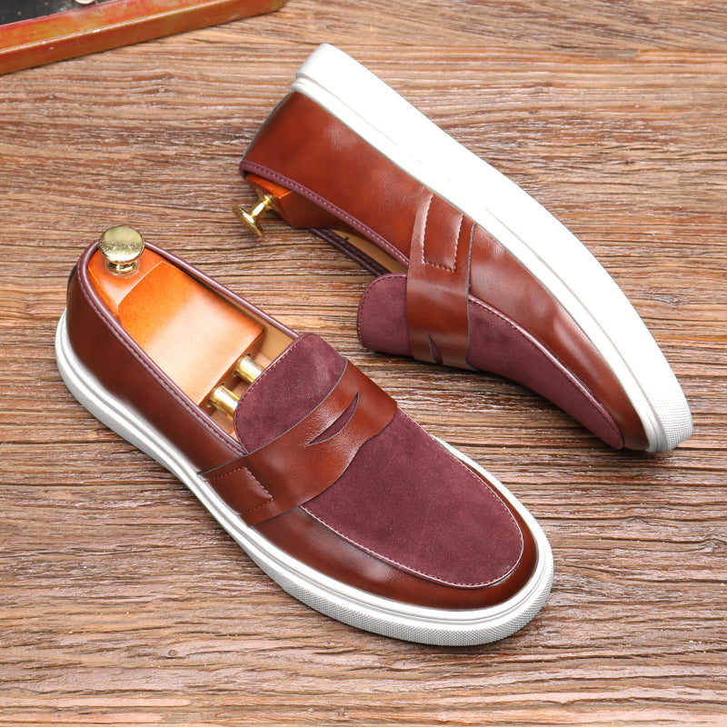 Leandro Hybrid Leather Loafers