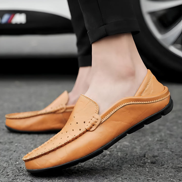 Monza Leather Driver Loafers