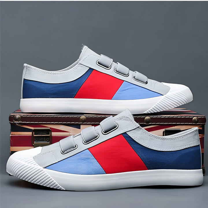 Enzo Canvas Strap Sneakers