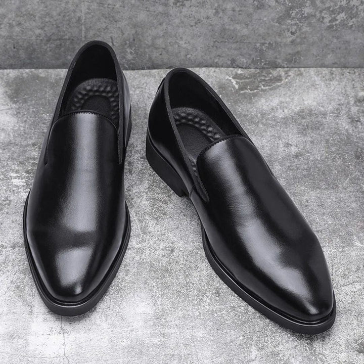 Salvatore Polished Leather Loafers