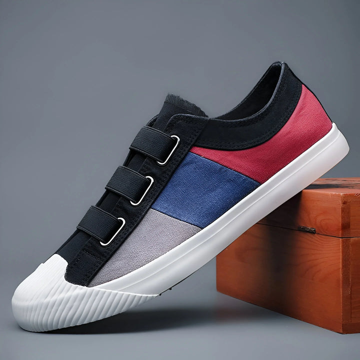 Enzo Canvas Strap Sneakers