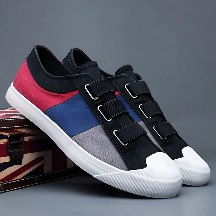Enzo Canvas Strap Sneakers