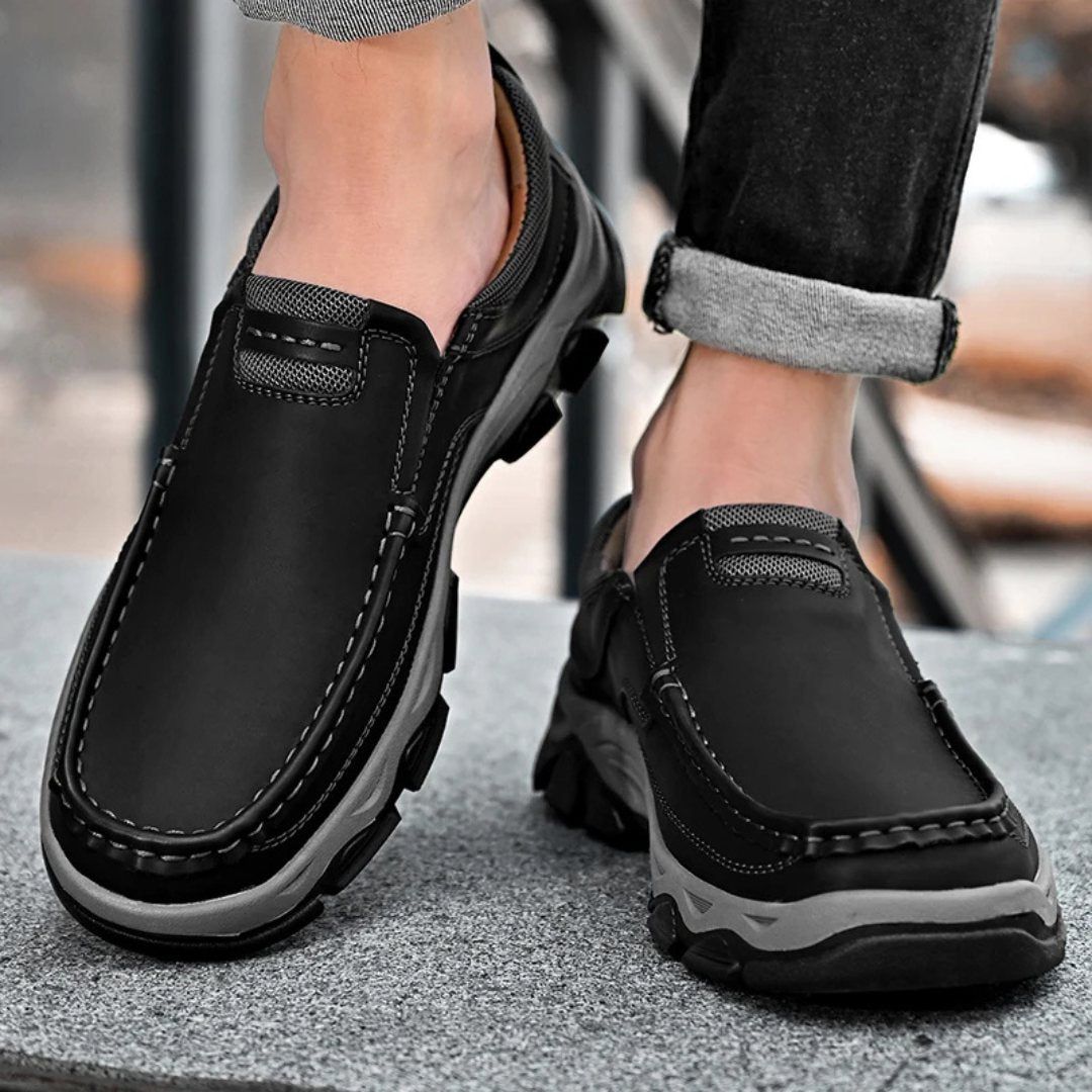 Dario Trail Leather Slip-Ons