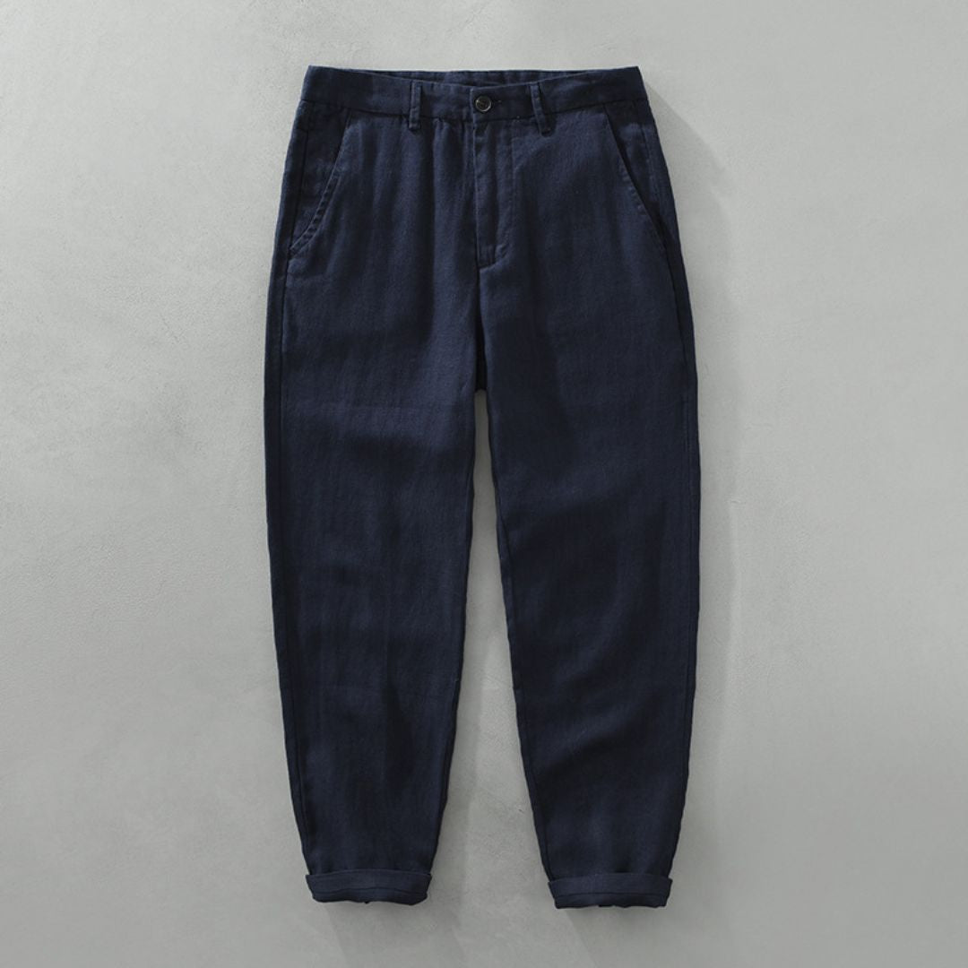 Vareen™  Linen Straight Trousers