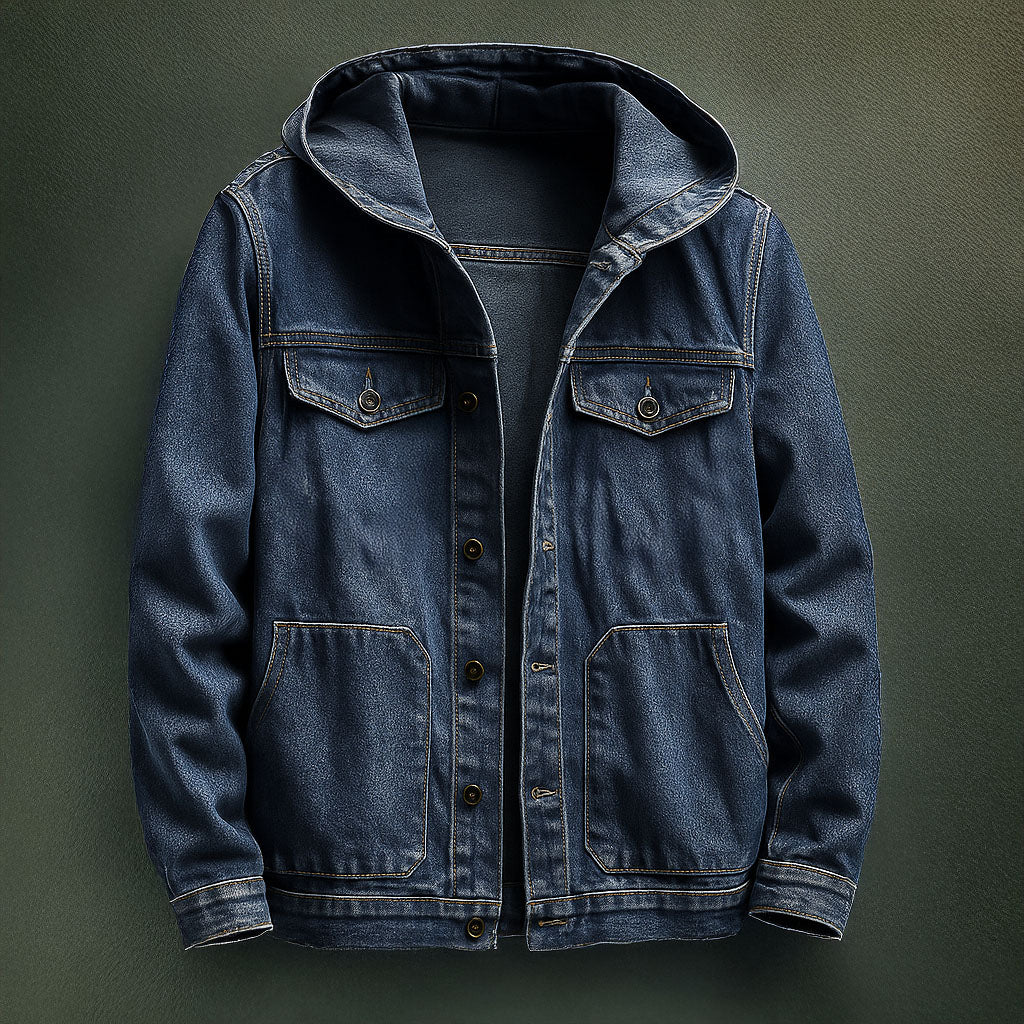 Reno Hooded Denim Jacket