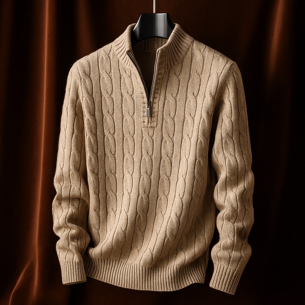 Nico Cable Half-Zip Sweater
