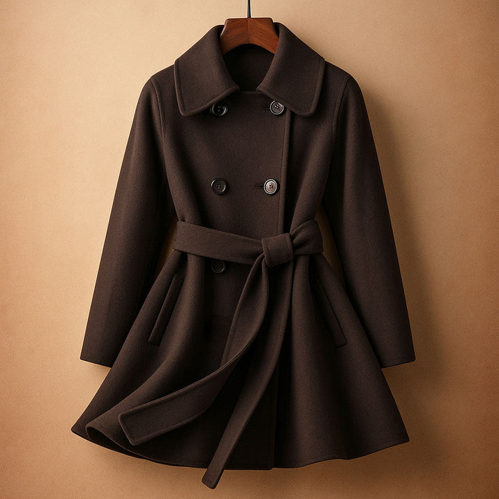 Lucia Wool Wrap Coat