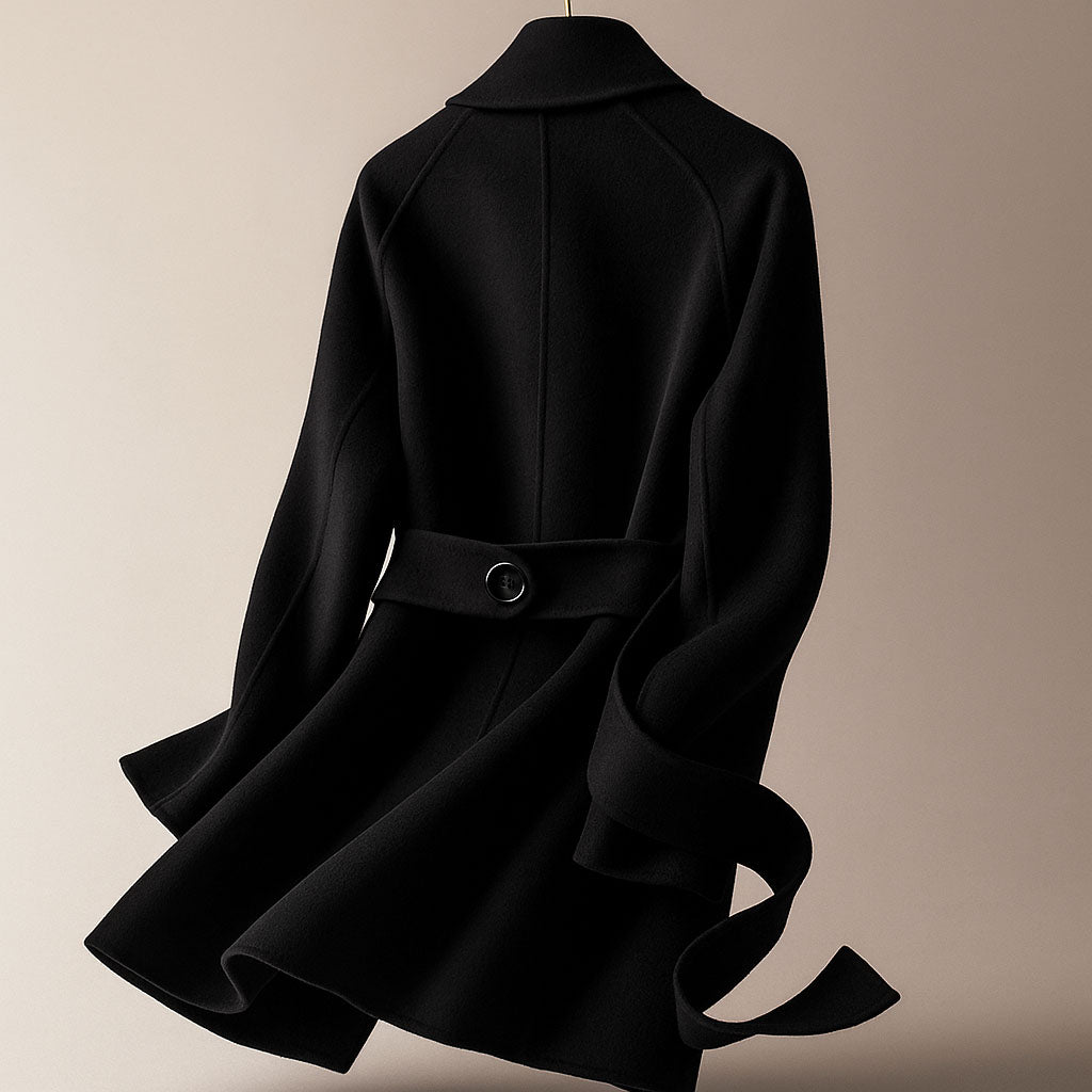 Lucia Wool Wrap Coat