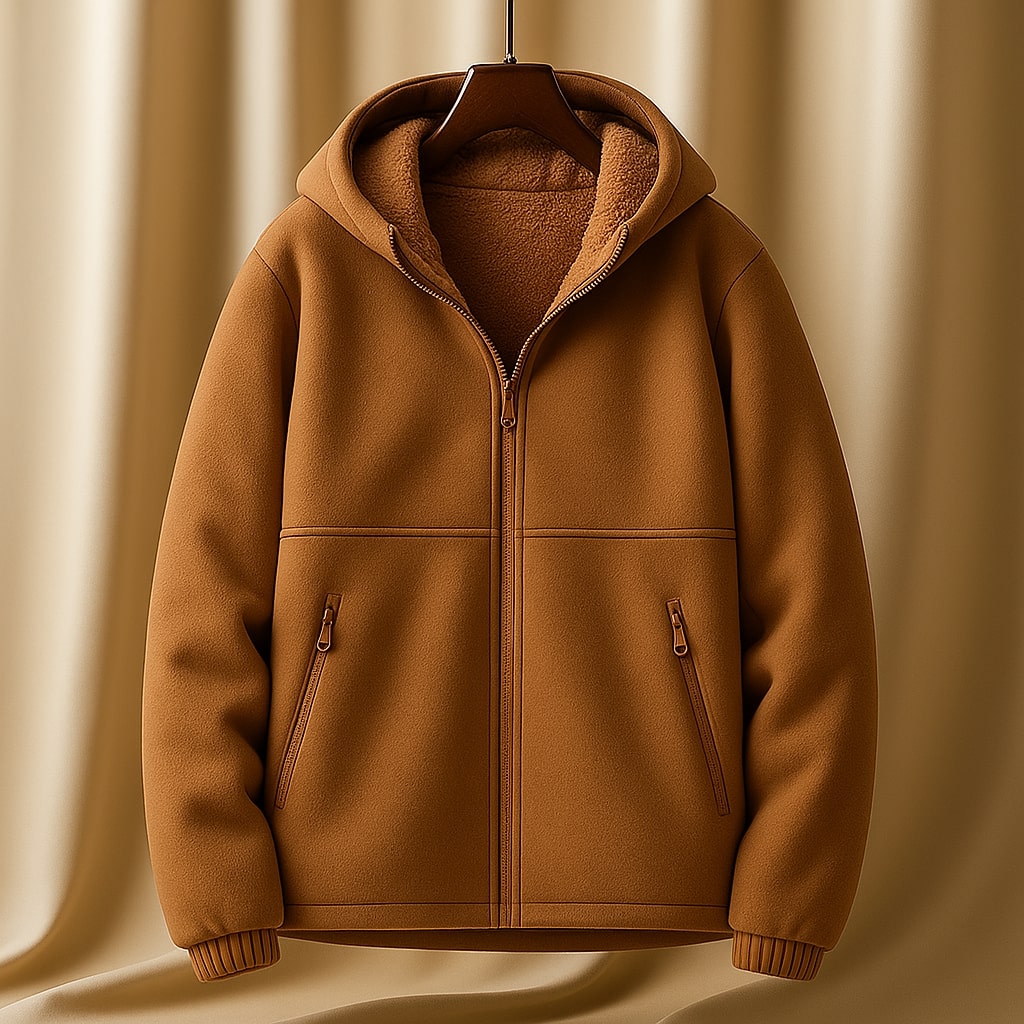 René Fleece Hooded Jacket