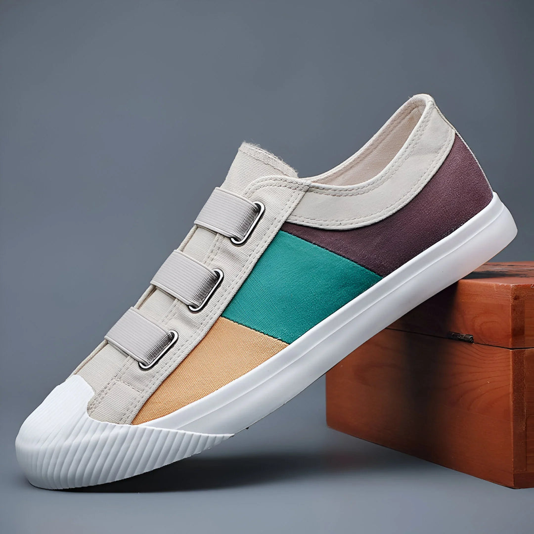 Enzo Canvas Strap Sneakers
