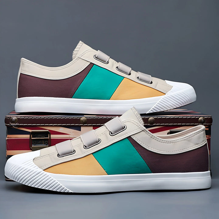 Enzo Canvas Strap Sneakers