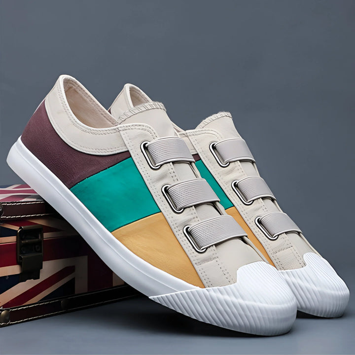 Enzo Canvas Strap Sneakers
