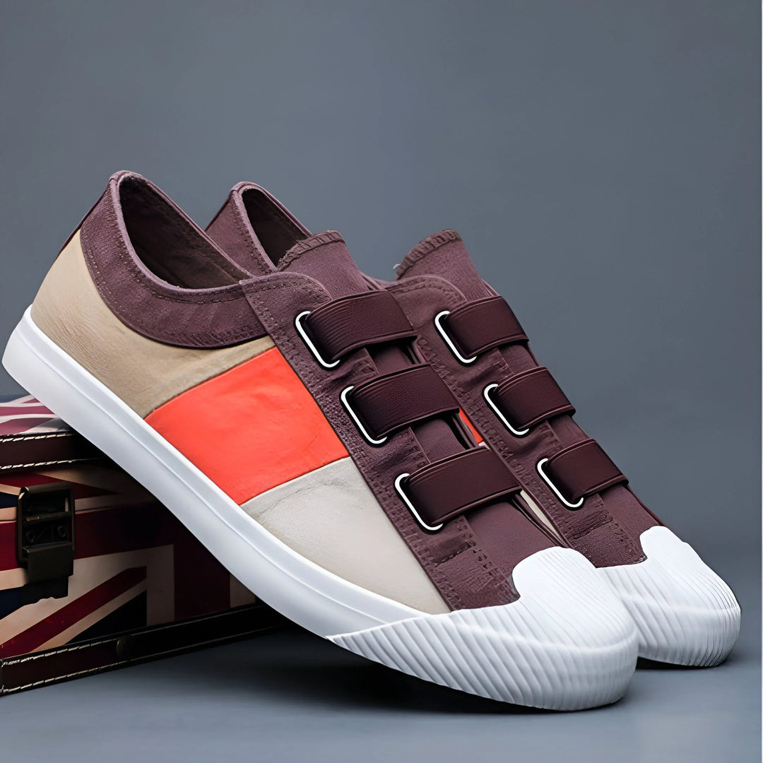 Enzo Canvas Strap Sneakers