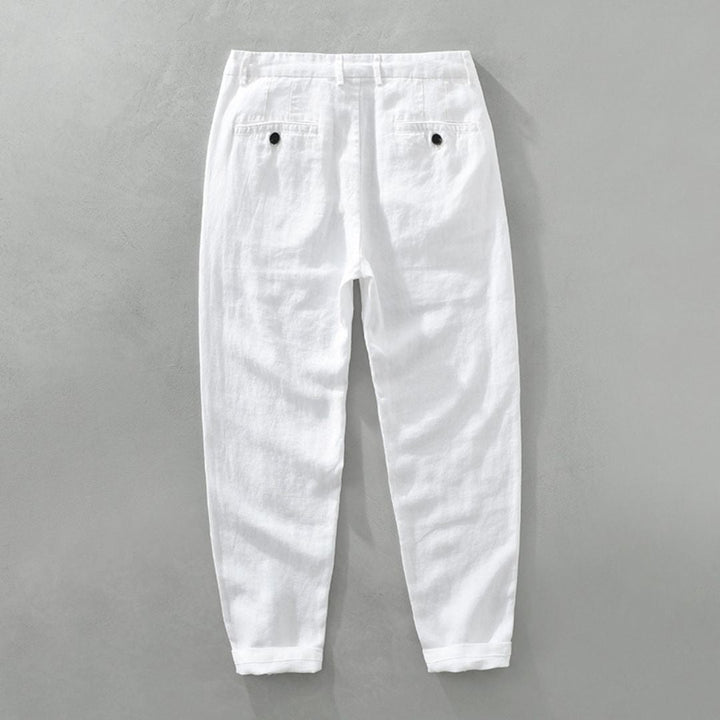 Vareen™  Linen Straight Trousers