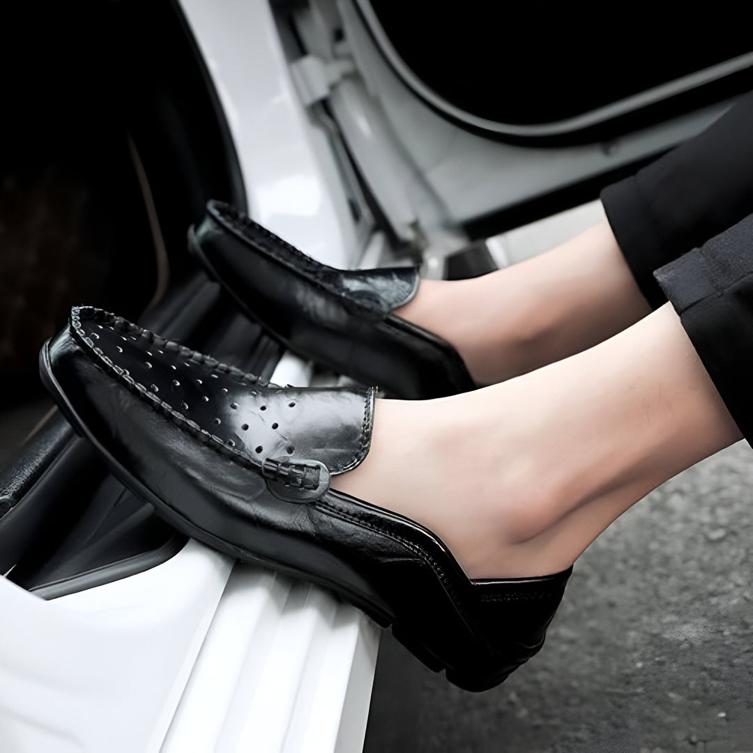 Monza Leather Driver Loafers