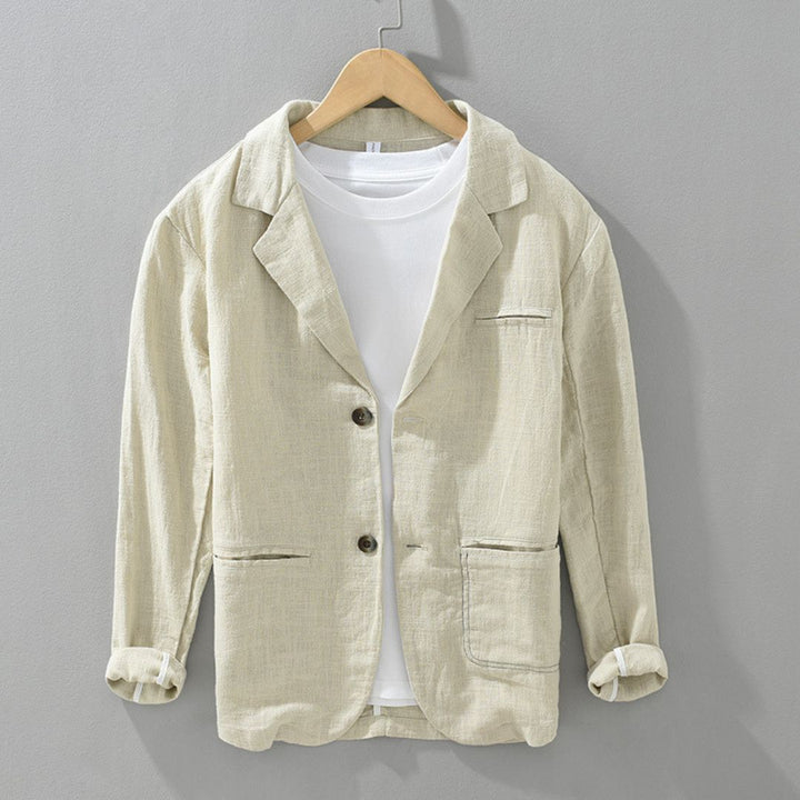 Giulio Linen-Cotton Casual Blazer