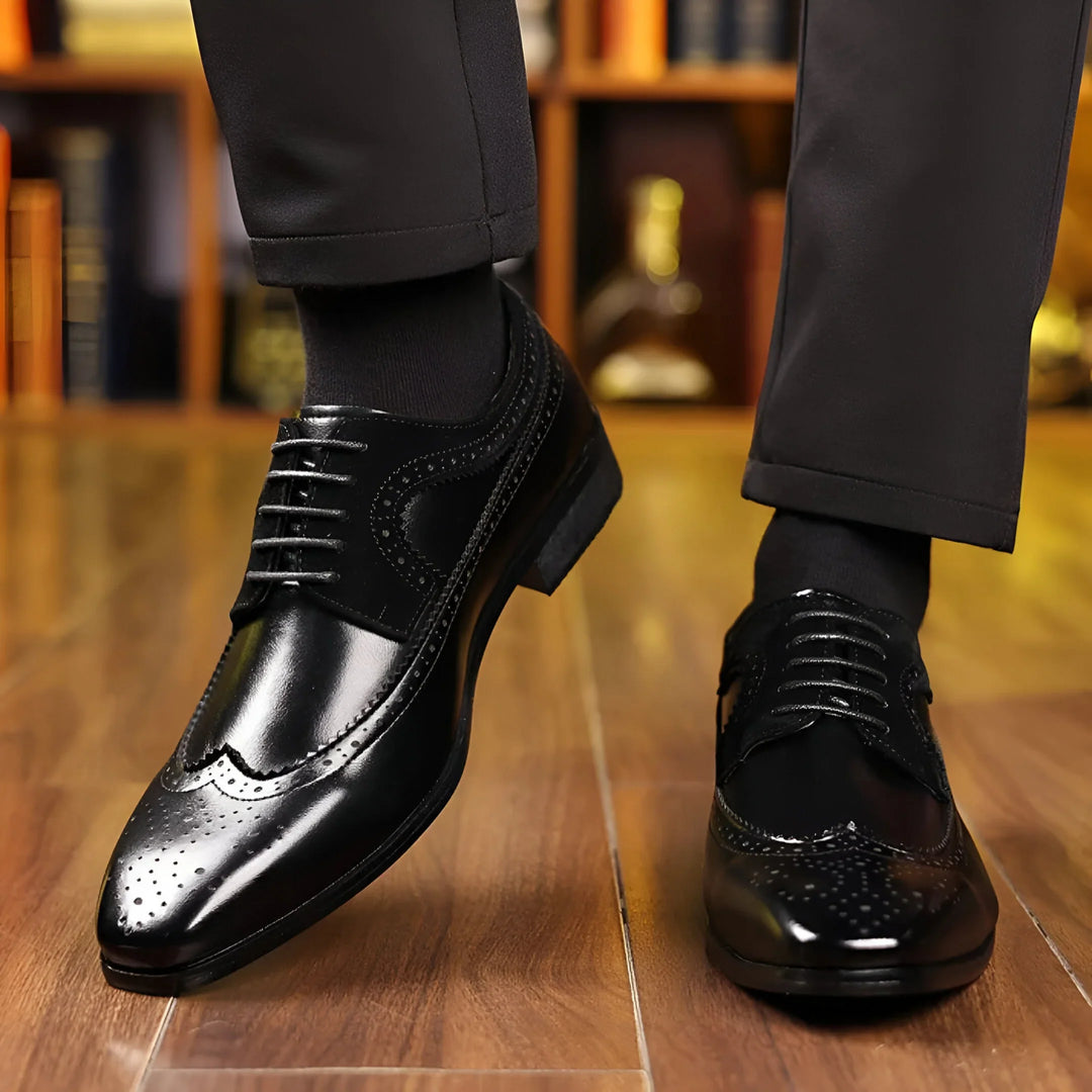 Giovanni Prestige Leather Shoes