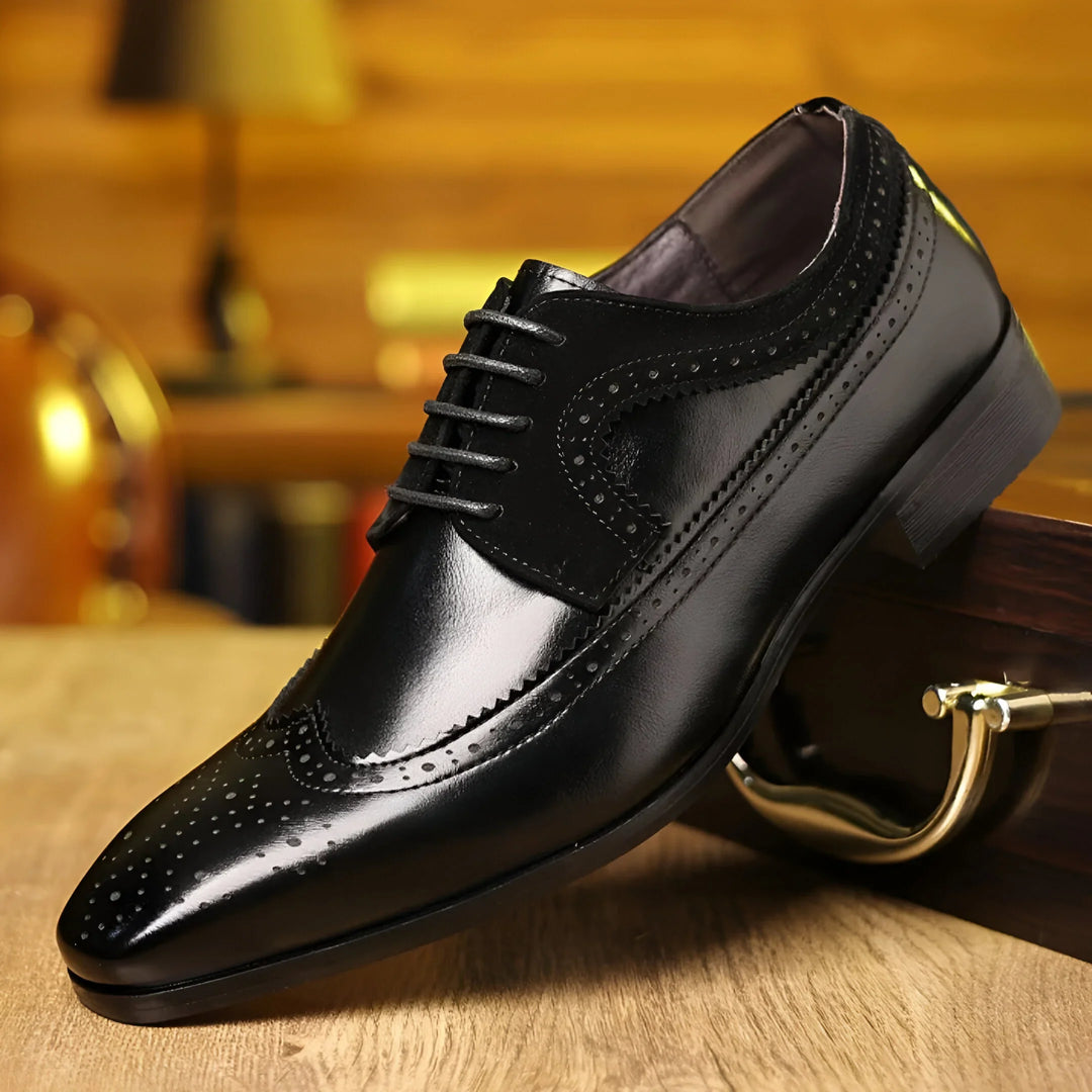 Giovanni Prestige Leather Shoes