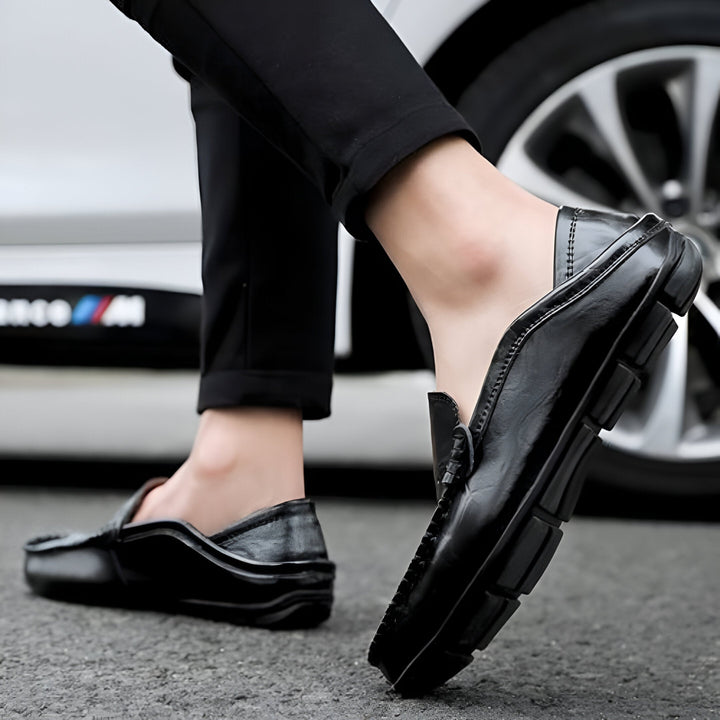 Monza Leather Driver Loafers
