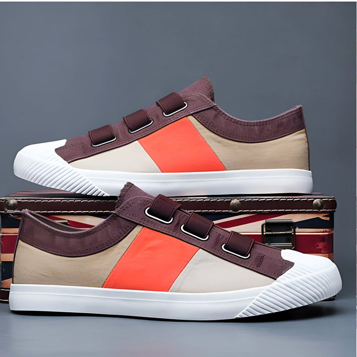 Enzo Canvas Strap Sneakers