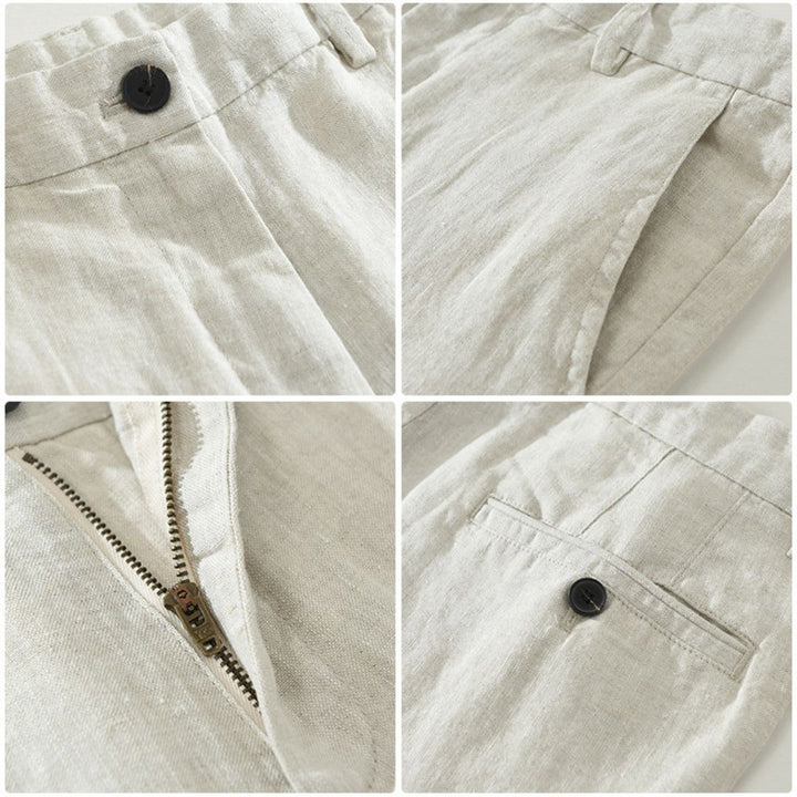 Vareen™  Linen Straight Trousers