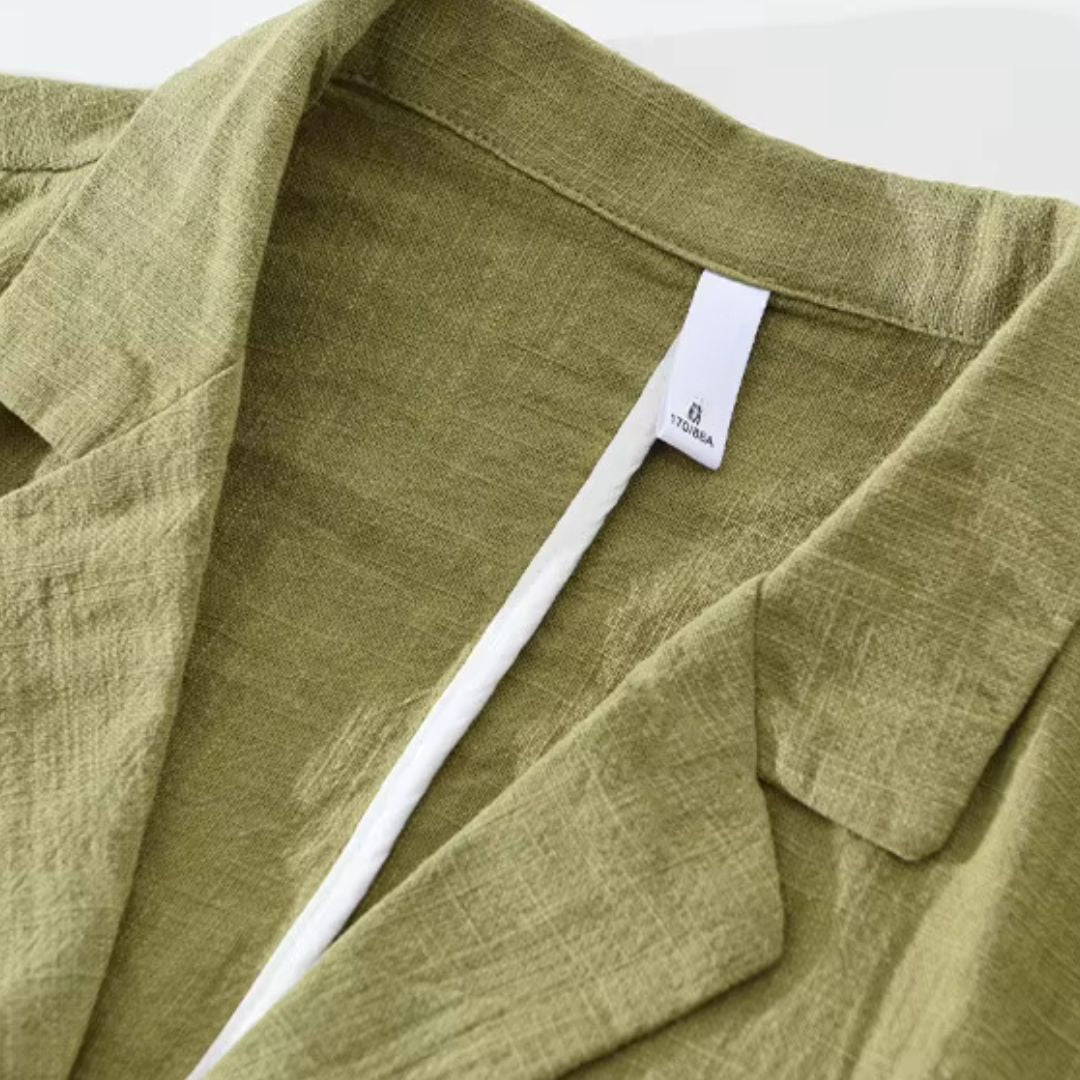 Giulio Linen-Cotton Casual Blazer