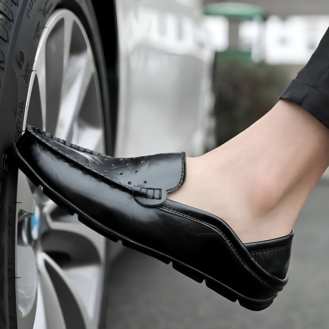 Monza Leather Driver Loafers