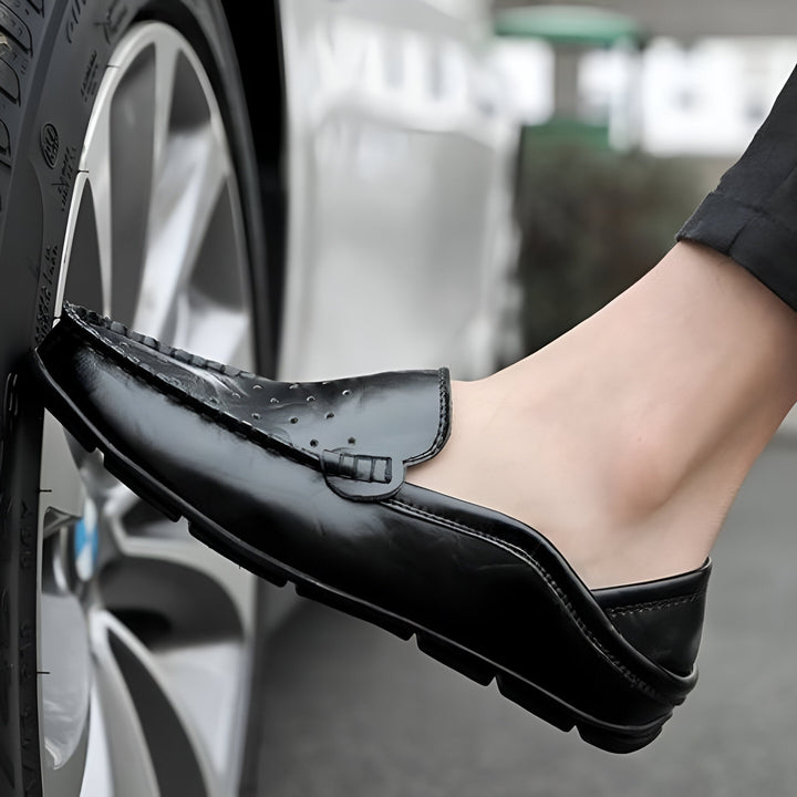 Monza Leather Driver Loafers