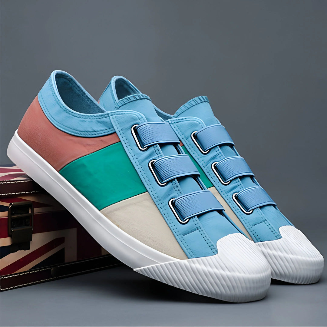 Enzo Canvas Strap Sneakers
