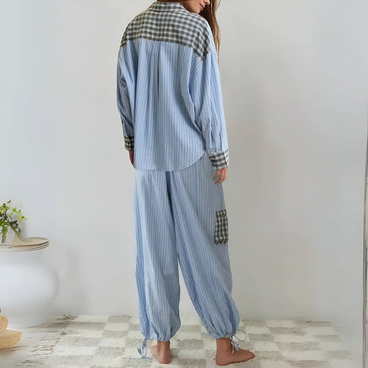 Chiara Relaxed Plaid Pyjama Set