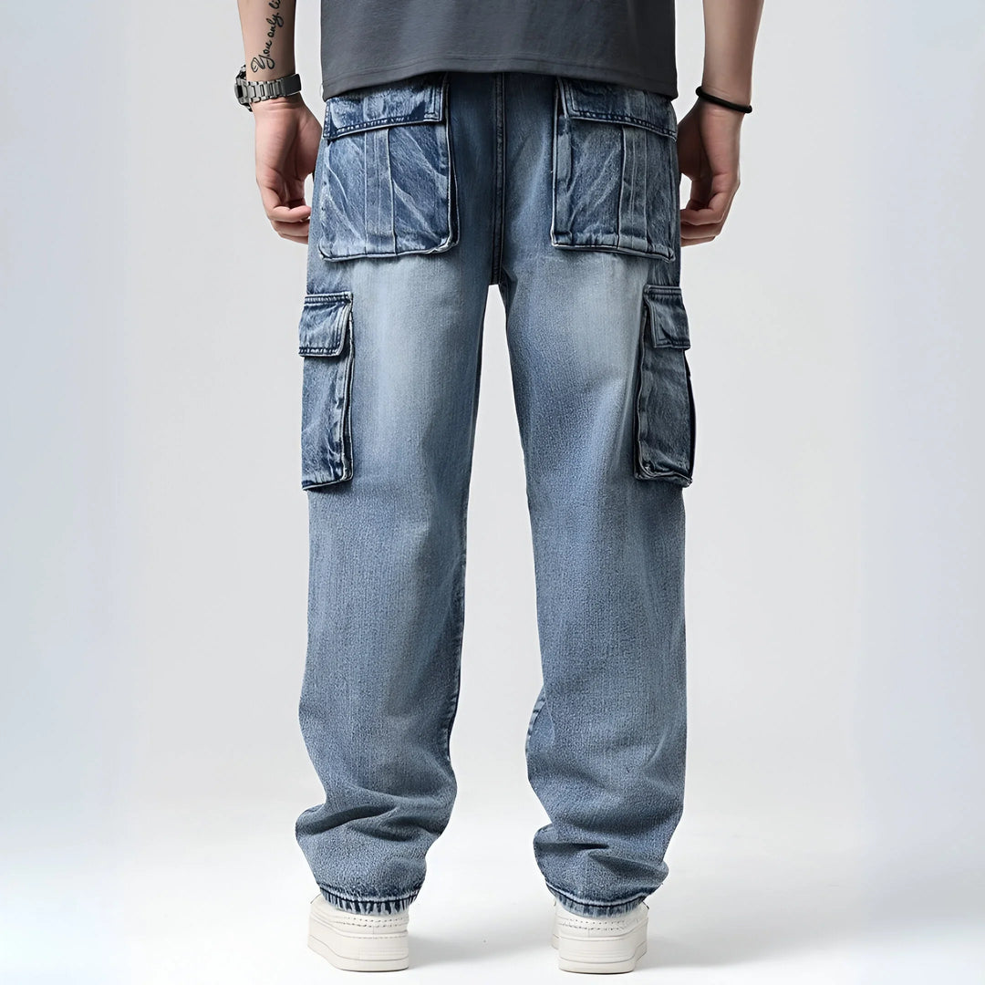 Lazaro Cotton Cargo Jeans
