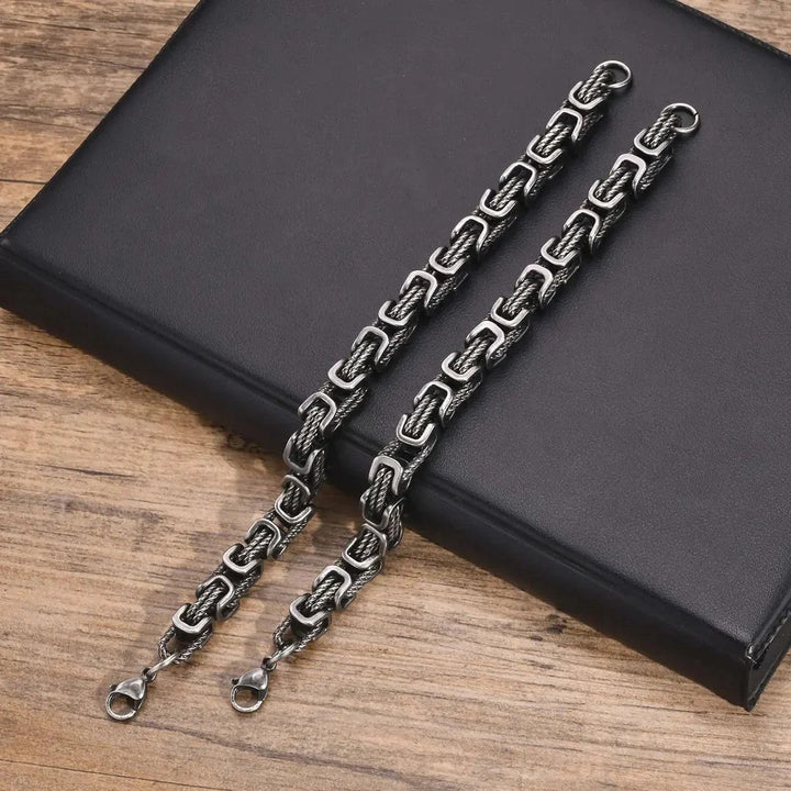 Gael Stainless Steel Chain Bracelet