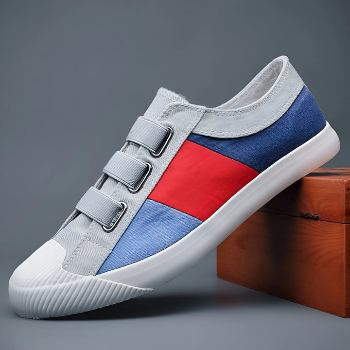 Enzo Canvas Strap Sneakers