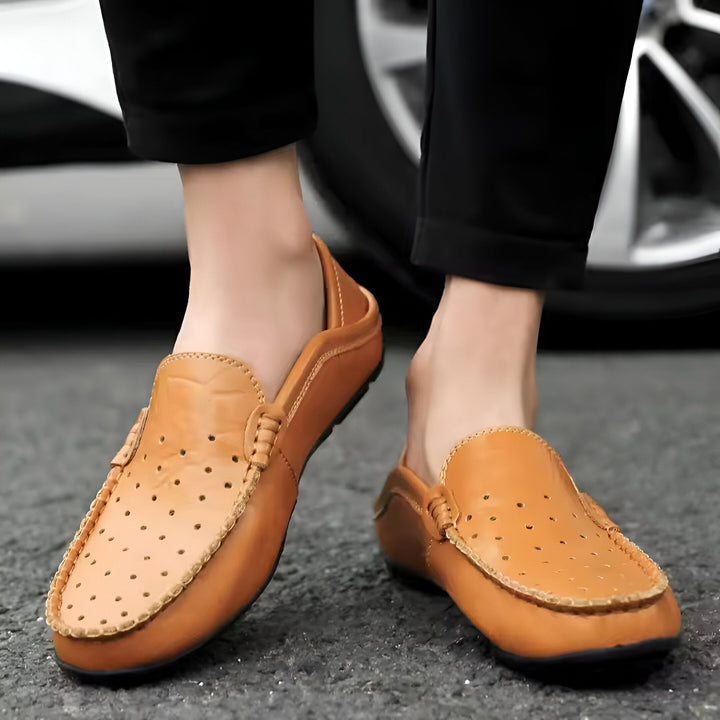 Monza Leather Driver Loafers