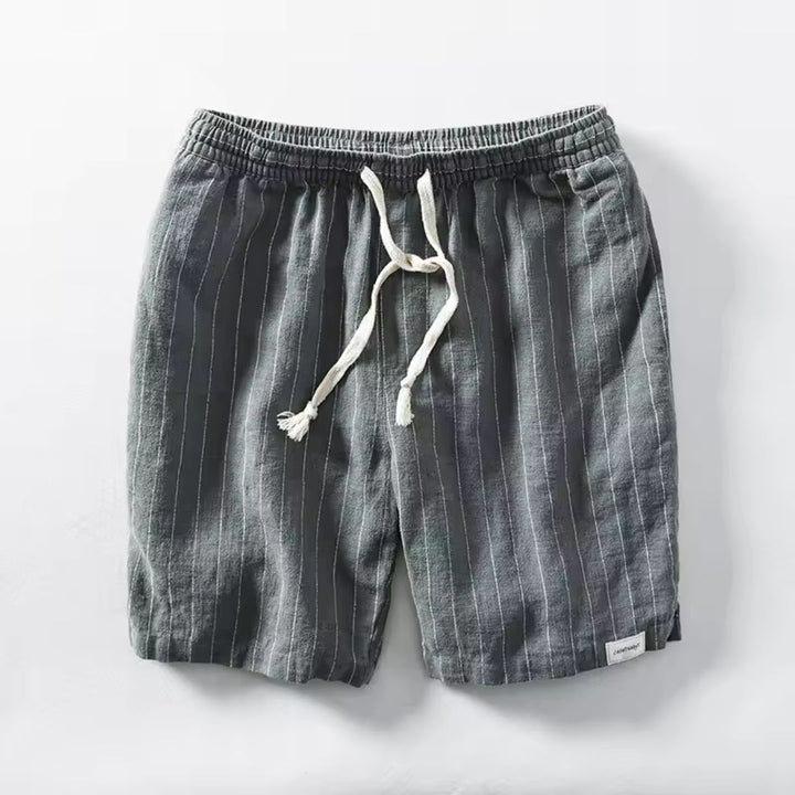 Dario Linen Striped Shorts