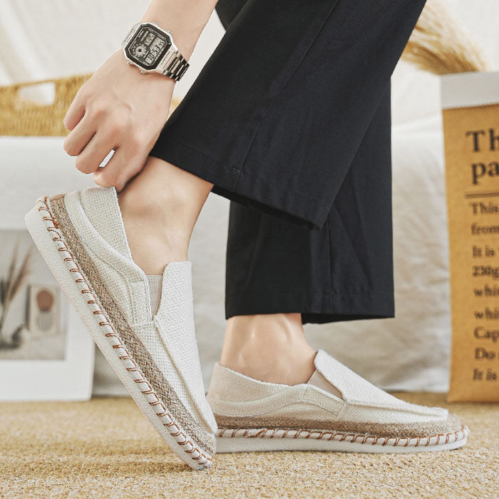 Sandro Woven Slip-On Espadrilles