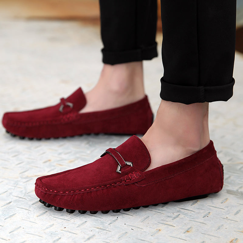 Leonardo Suede Bit Loafers