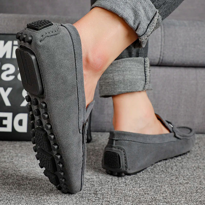 Leonardo Suede Bit Loafers