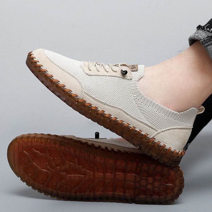 Marco Knit-Leather Hybrid Sneakers