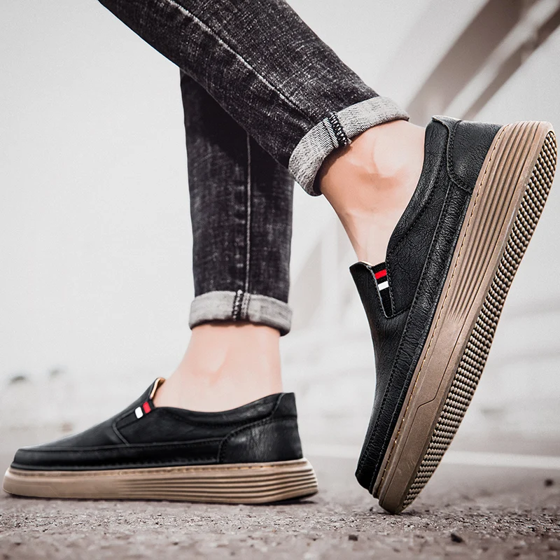 Rui Genuine‑Leather Loafers