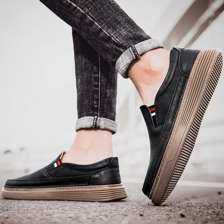 Rui Genuine‑Leather Loafers