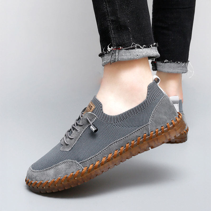 Marco Knit-Leather Hybrid Sneakers