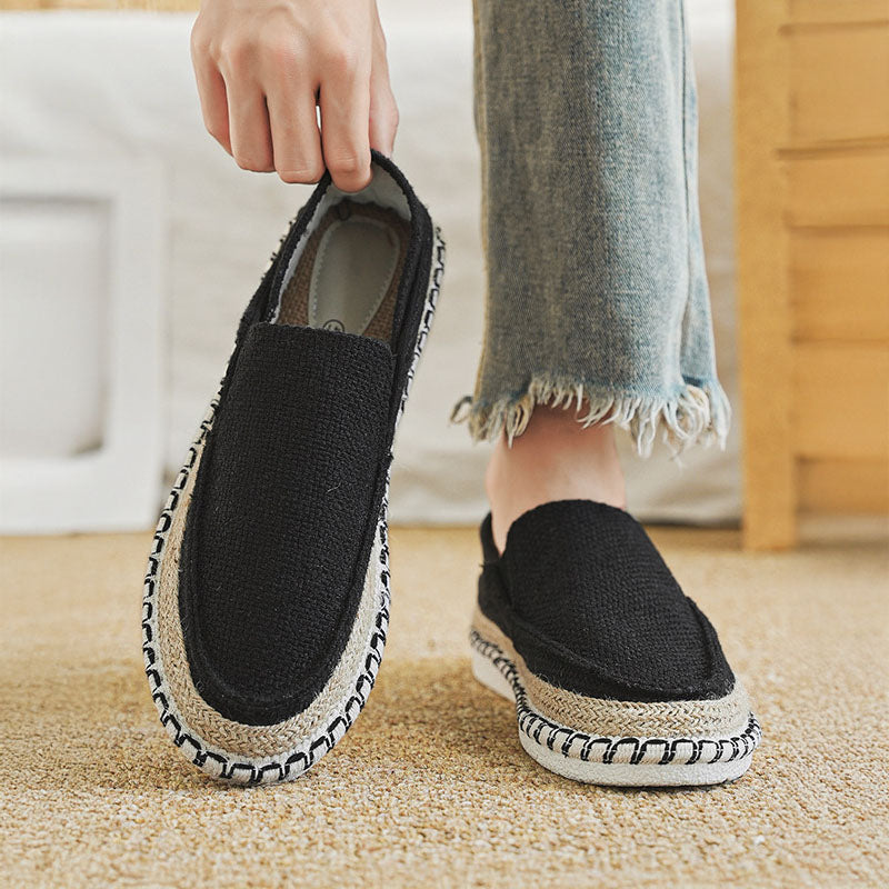 Sandro Woven Slip-On Espadrilles