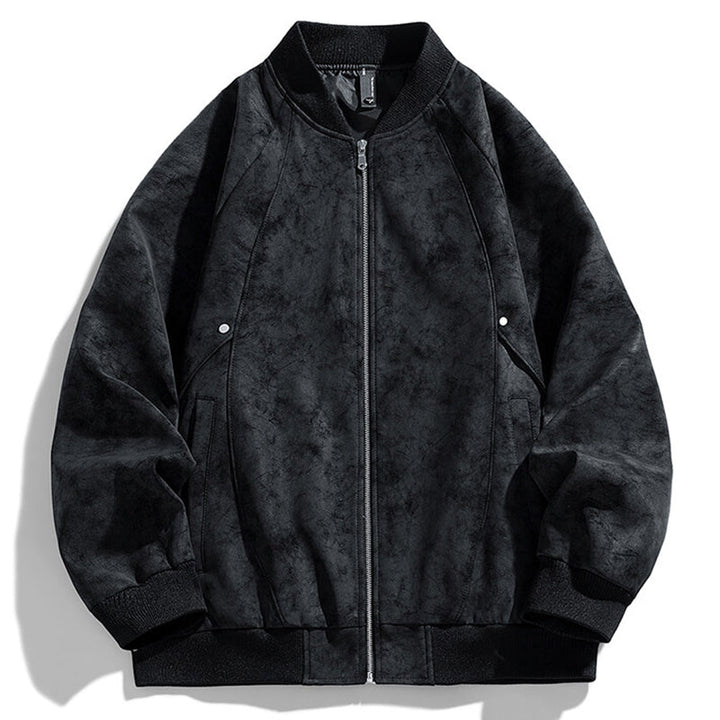 Alonso Suede Bomber Jacket