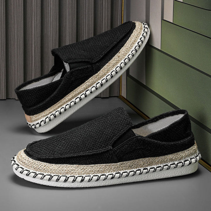 Sandro Woven Slip-On Espadrilles
