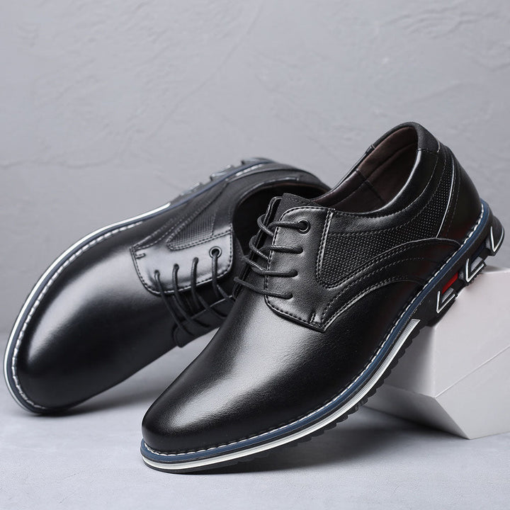 Giovanni Leather Derby Shoes
