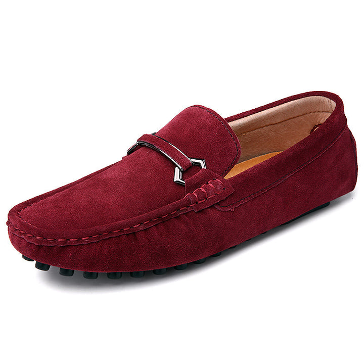 Leonardo Suede Bit Loafers