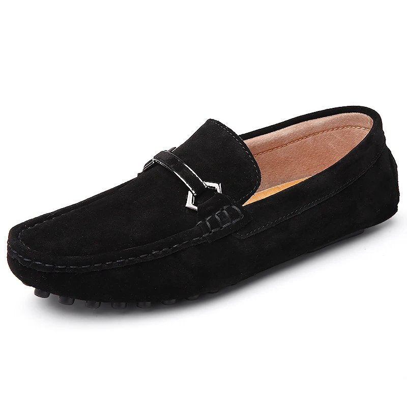 Leonardo Suede Bit Loafers