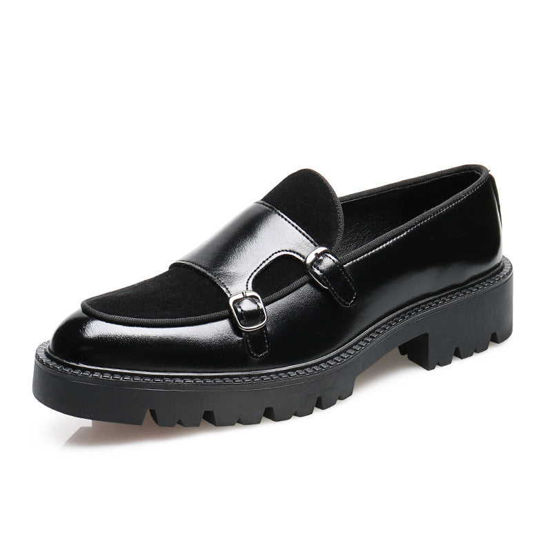 Tiziano Dual Monk Leather Loafers